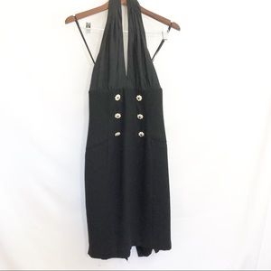 Little Black Halter Dress Cocktail Dress 8